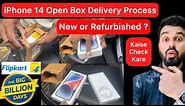 iPhone Open Box Delivery Process | Without Setup Kaise Check kare ? | Flipkart big billion day 2023