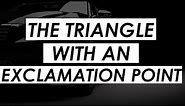 Understanding the Triangle with an Exclamation Point on Your Car Dashboard