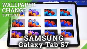 How to Change Wallpaper in SAMSUNG Galaxy Tab S7 – Desktop Update
