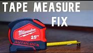 How to fix tape measure that came all the way out
