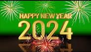 Happy New Year 2024 Countdown 30 Seconds Green Screen 3D Animation No Copyright Free Footage