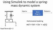 Module 2: Simulink block diagram for one-mass mechanical system