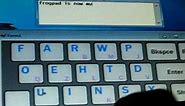 FrogPad Keyboard for Multi Touch Win 7 Alpha, Www.FrogPad.Com