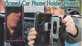 This Car Phone Mount can Handle LARGER phones with cases! ⭐ VICSEED Universal Car Phone Holder