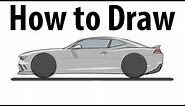 How to draw a Chevrolet Camaro Z28 - Sketch it quick!