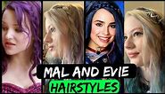 Descendants-Mal and Evie Hair Tutorial