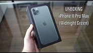 Unboxing do iPhone 11 Pro Max (Midnight Green)