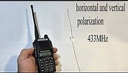 What is horizontal and vertical polarization of antennas
