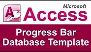Microsoft Access Progress Bar Template
