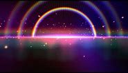4K Tripple Rainbow Sparkling Space Horizon Beautiful Wallpaper Background Video 2160p Animation