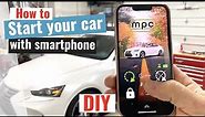 How to remote start your car with smartphone Lexus IS200t - best smartphone remote start system MPC