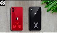 iPhone 12 Mini vs iPhone X