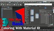 3ds Max Coloring Polygon Face With Material ID