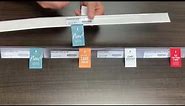 How to install shelf talkers