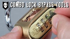 Combo Lock Bypass Tools: Easily Decipher or Bypass a Multi-Wheeled Combination Lock