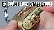 Combo Lock Bypass Tools: Easily Decipher or Bypass a Multi-Wheeled Combination Lock