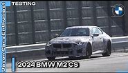 2024 BMW M2 CS spied testing at the Nürburgring!