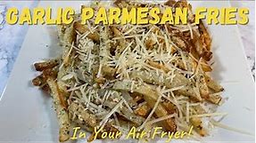 Garlic Parmesan Fries | Easy Parmesan Garlic Fries | Air Fryer Recipes |