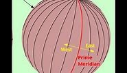 What are Meridians of Longitude ? Lesson for kids