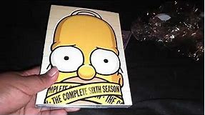 Simpsons season 6 DVD box set unboxing!!
