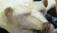Making A Wooden Bear Skin Rug