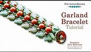 Garland Bracelet- DIY Jewelry Making Tutorial by PotomacBeads