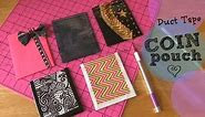 DIY DUCT TAPE COIN POUCH | SoCraftastic