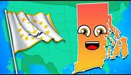 Explore The State Of Rhode Island! | US Geography For Kids | KLT Geography