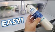 How To Change The Water Filter In A Samsung Refrigerator and Reset Water Filter Light