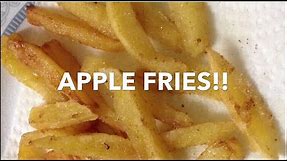 Apple Fries! (Simple, Quick and Easy Recipe)