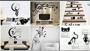 Very beautiful & most demanding black & white wall stickers//water proof wall papers design