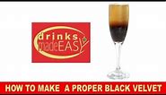 How To Make a Guinness Proper Black Velvet | Drinks Made Easy