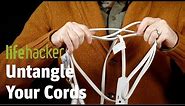 Easy Ways to Prevent Tangled Cords | End Bad Hacks