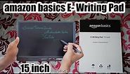 Amazon basics magic slate 15 inch LCD writing tablet unboxing & Review | Best e writing pad for Kids