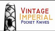 Vintage IMPERIAL Pocket Knives Collection of 15 (+ Pocket Knife Refurb at End)