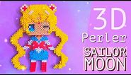 Build a Sailor Moon 3D Figure by following this Perler Beads Tutorial