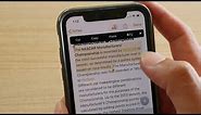 How to Select Text in Four Ways on iPhone 11 / XS / 11 Pro Max