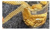 GodFather Gold Mesh Chain Necklace & Bracelet Combo