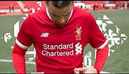 NEW! ANFIELD PITCH TEST 😱 New Liverpool 17/18 Home Kit