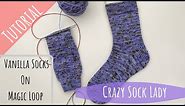 How to Knit Socks on Magic Loop - A Tutorial by Crazy Sock Lady