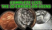 The 20 Types Of Errors On Coins – Complete Overview of Physical Error Coinage