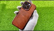 Bullstrap Leather Case (Sienna) Patina - iPhone 14 Pro