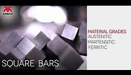 Stainless Steel Square Bars - Ambica Steels Limited