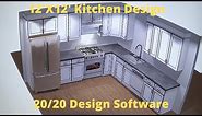 Kitchen design using 20/20 software