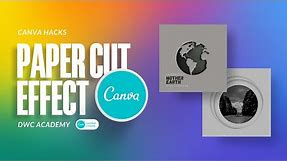 How to Make a Cutout Effect in Canva // New Tutorial Canva Hacks