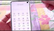 Samsung S10 or S10+ : how to button order drop down menu