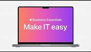 Introducing Apple Business Essentials | Apple