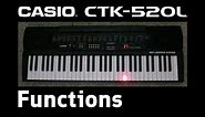 Casio CTK-520L Functions Review