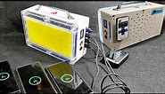 Build A Power Bank and Camping Lamp Light 2 in 1 - 70W 4 Port QC3.0 18000mAh