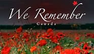 Canada Remembrance Day (lest we forget) November 11